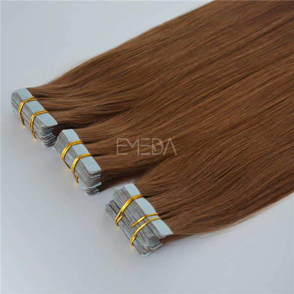 Hair Tape In Extensions Silky Straight Skin Weft Human Remy Hair YL333